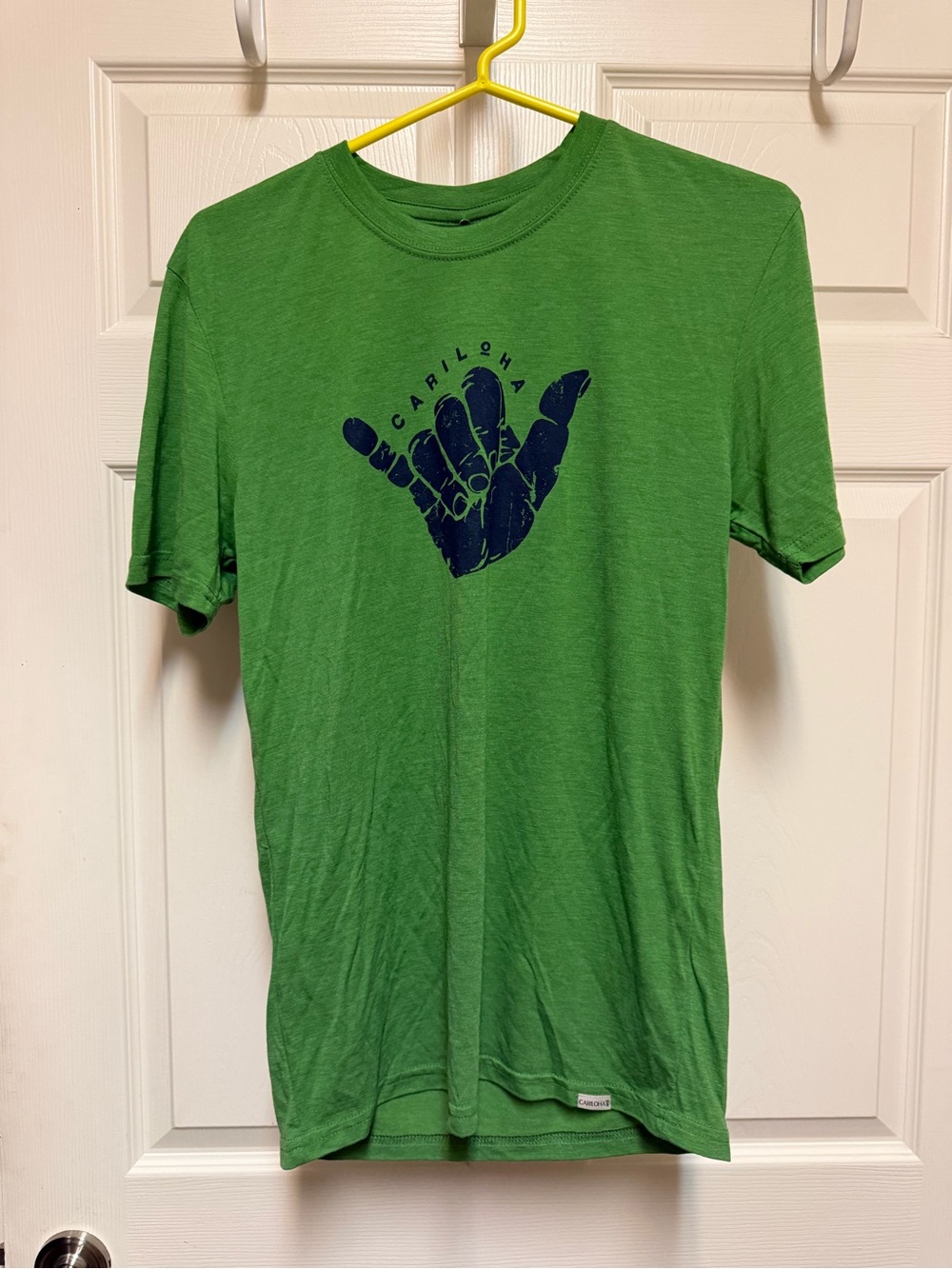 Cariloha Men's Green Short Sleeve Graphic Tee